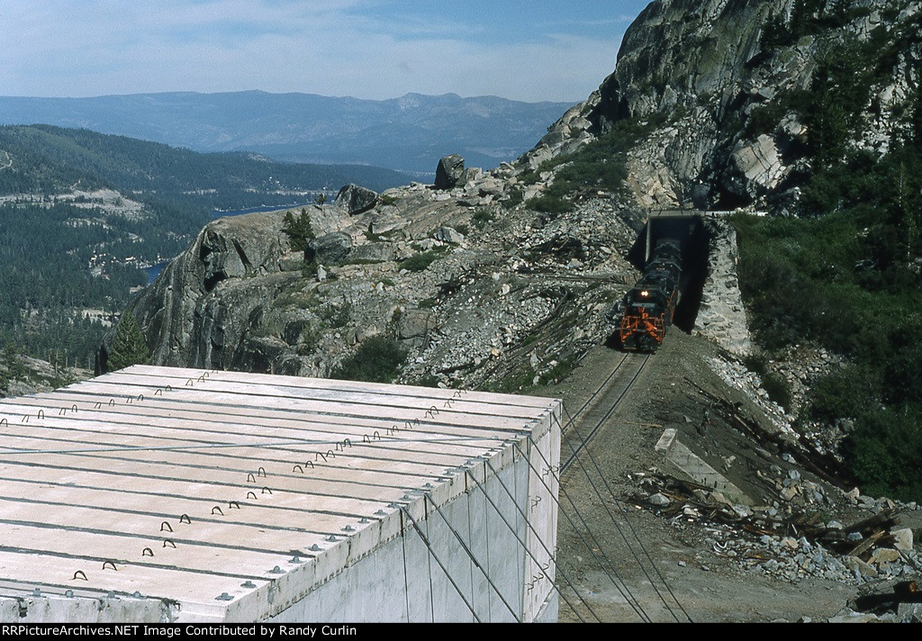 WP 3019 West detouring over Donner Pass